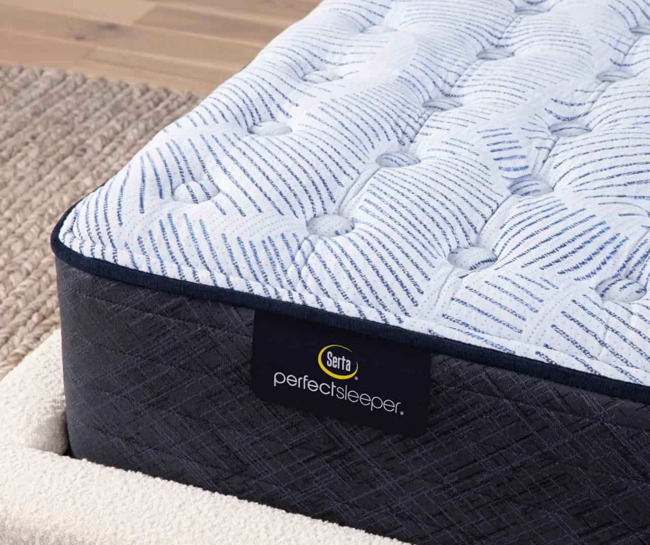 Serta Perfect Sleeper Nurture Night 13.5" Twin XL Medium Mattress & Low Profile Box Spring Set - Image 3