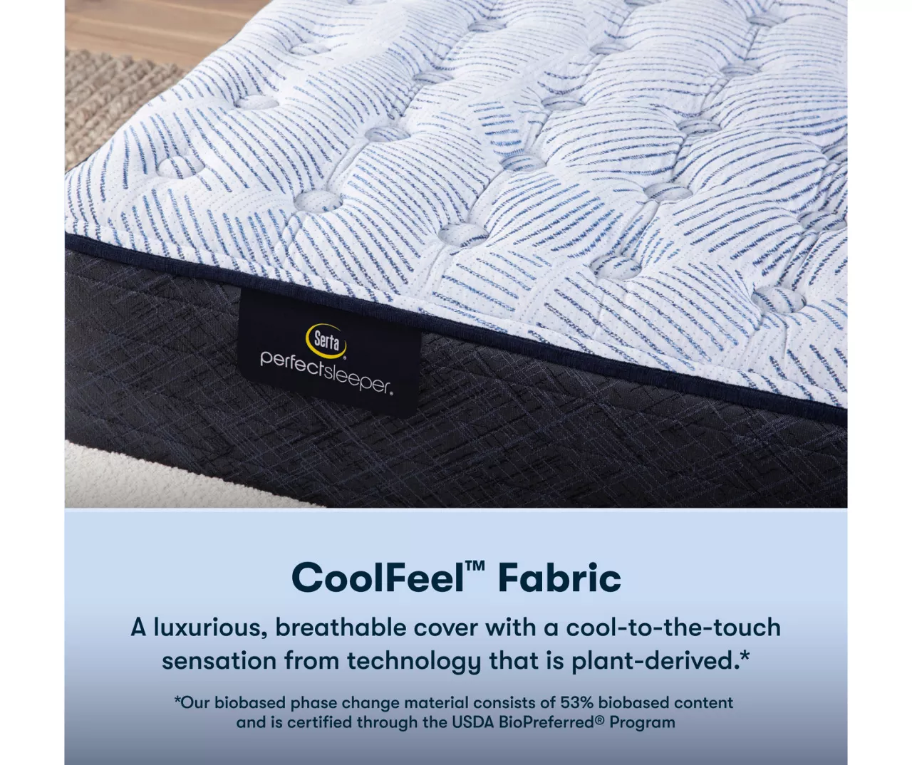 Serta Perfect Sleeper Nurture Night 13.5" King Medium Mattress & Box Spring Set - Image 7