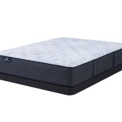 Serta Perfect Sleeper Nurture Night 13.5" Twin Plush Mattress & Low Profile Box Spring Set