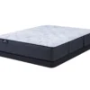 Serta Perfect Sleeper Nurture Night 13.5" Twin XL Plush Mattress & Low Profile Box Spring Set