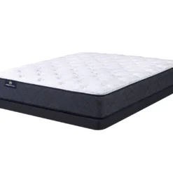 Serta Perfect Sleeper Midsummer Nights 10.5" King Plush Mattress & Low Profile Box Spring Set