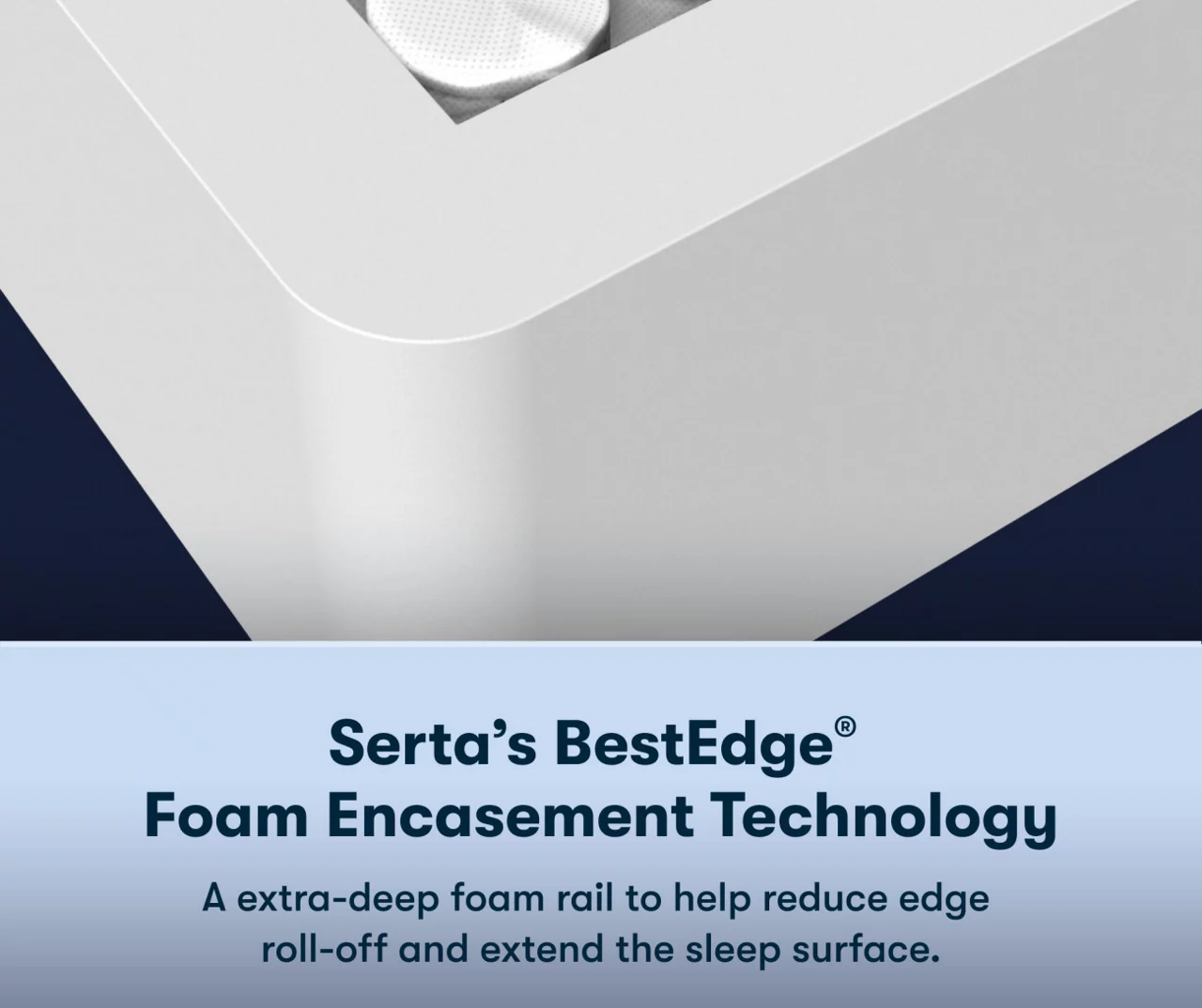 Serta Perfect Sleeper Midsummer Nights 10.5" Full Firm Mattress & Low Profile Box Spring Set - Image 6