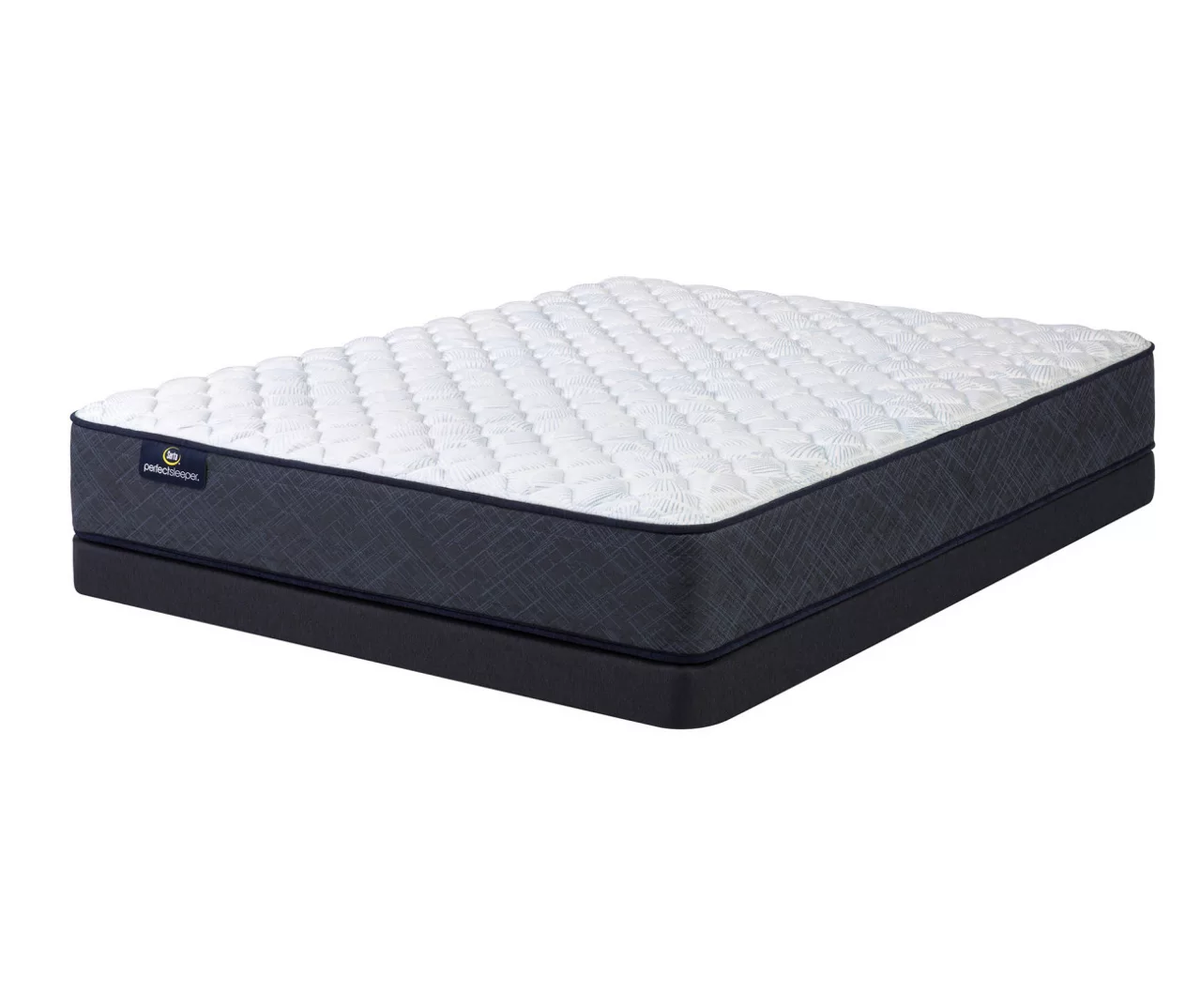 Serta Perfect Sleeper Midsummer Nights 10.5" Full Firm Mattress & Low Profile Box Spring Set