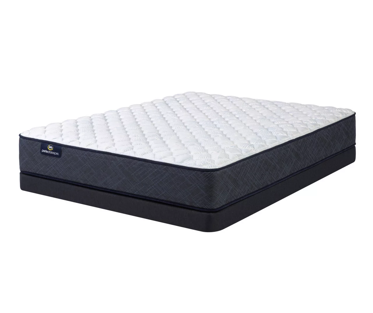 Serta Perfect Sleeper Midsummer Nights 10.5" King Firm Mattress & Low Profile Box Spring Set