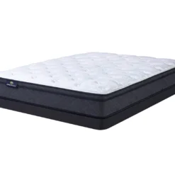 Serta Perfect Sleeper Midsummer Nights 11" Twin Plush Euro Top Mattress & Low Profile Box Spring Set